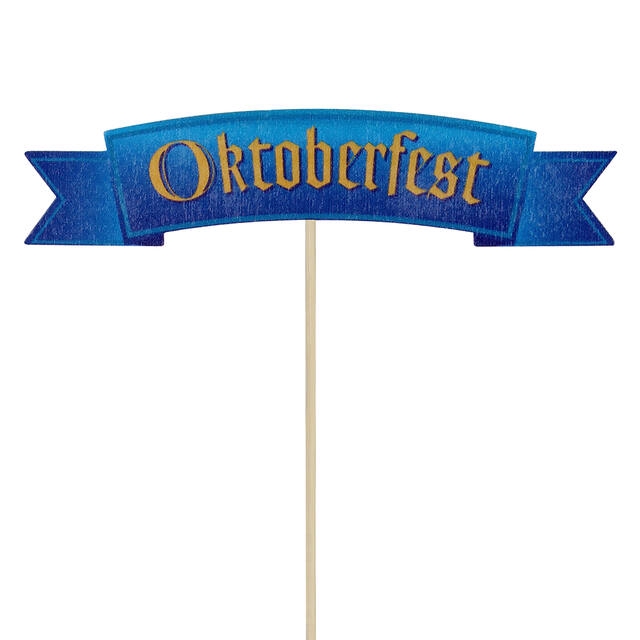 <h4>Pick Oktoberfest 3,5x15cm+50cm stick</h4>