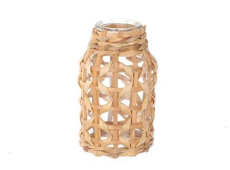 <h4>Deco Vase Wadai Glass H16d10</h4>
