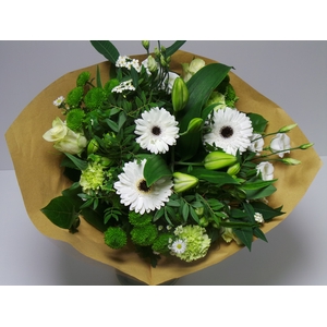 Bouquet Large White /Green