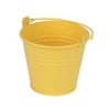 Bucket Sevilla zinc Ø9.6xH8cm - ES8.5 yellow matt
