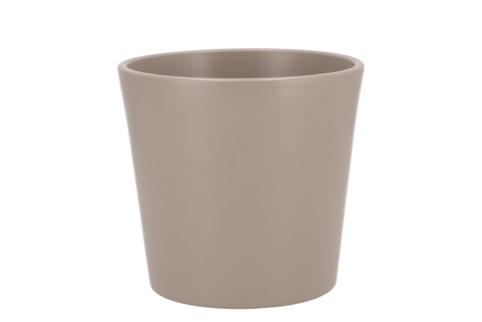Ceramic Orchid Pot Stone Grey 13,5cm