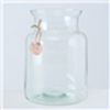 Vaas Eco-Glas, H 26 cm, Transparant