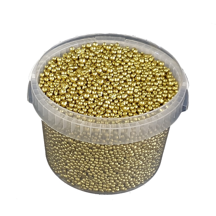 <h4>Terracotta pearls 10ltr bucket gold</h4>
