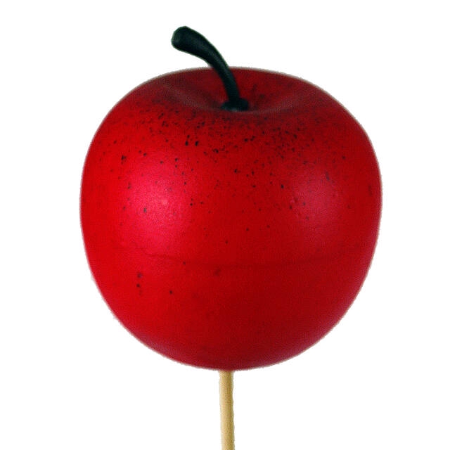 <h4>Pick Apple Ø6cm+50cm stick red</h4>