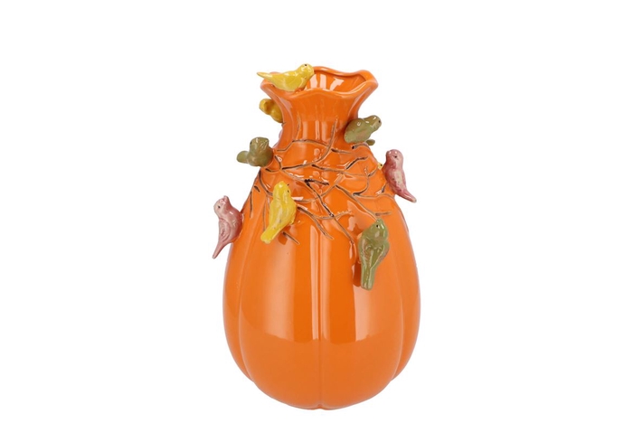 <h4>Bird Vase Cognac 13x13x19cm</h4>