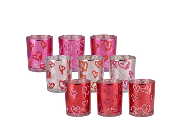 <h4>Love You Hearts Candle Holder Ass P/1 7,3x8cm Nm</h4>