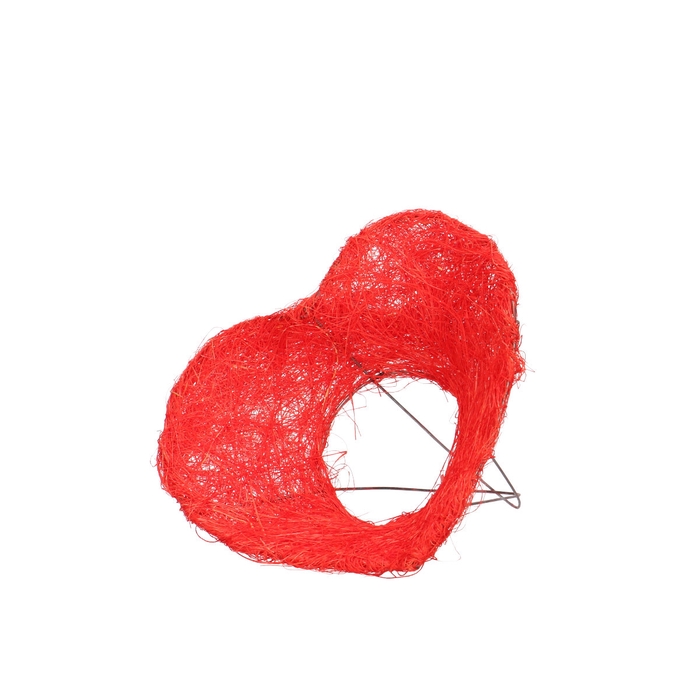 <h4>Mothersday Bouquetholder heart sisal 14cm</h4>