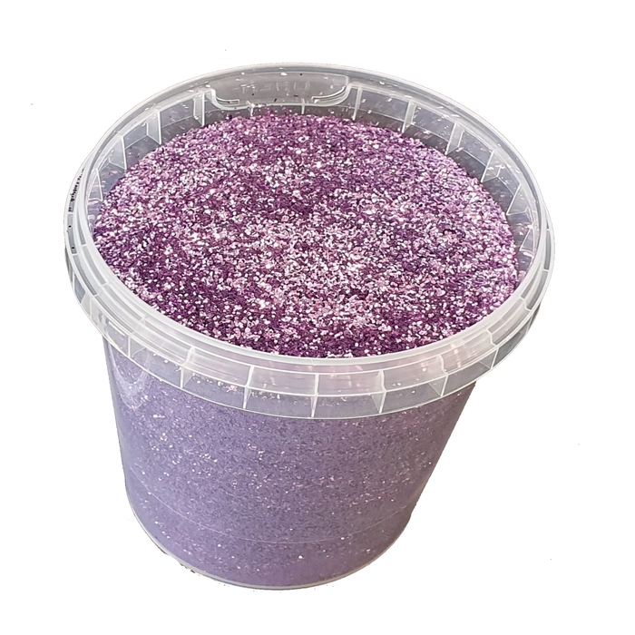 <h4>Glitters 400gr in bucket Pink Lavender</h4>