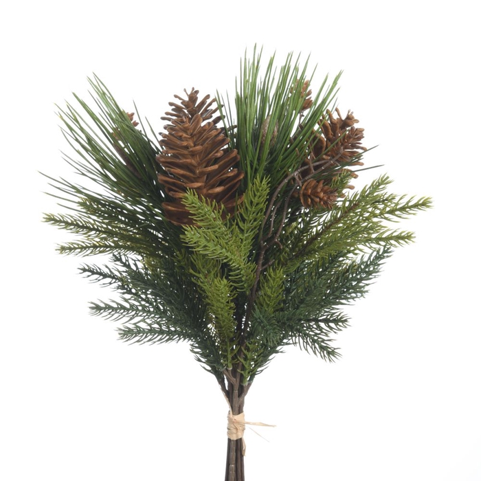 Af Pinus +cones Bq L43cm Green