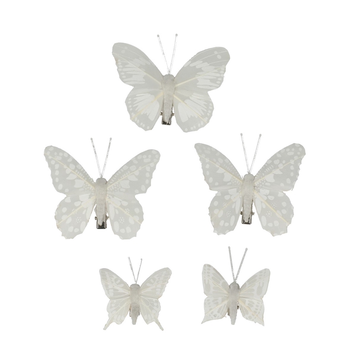 Spring Butterflie/clip 05/8cm x10