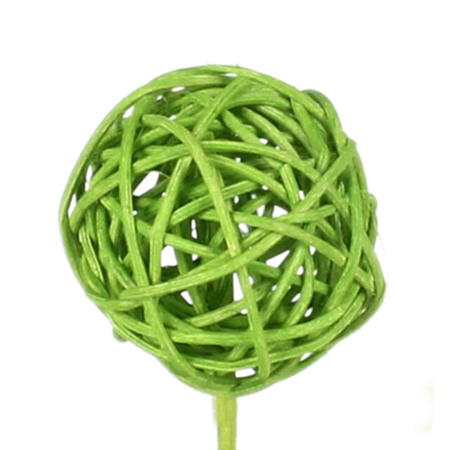 Bijsteker Bruce ball 5cm+50cm stok l. groen