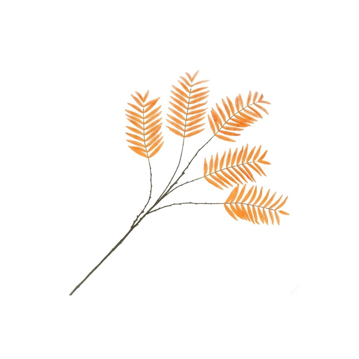 <h4>Silk Palm Leaf Orange 125cm</h4>