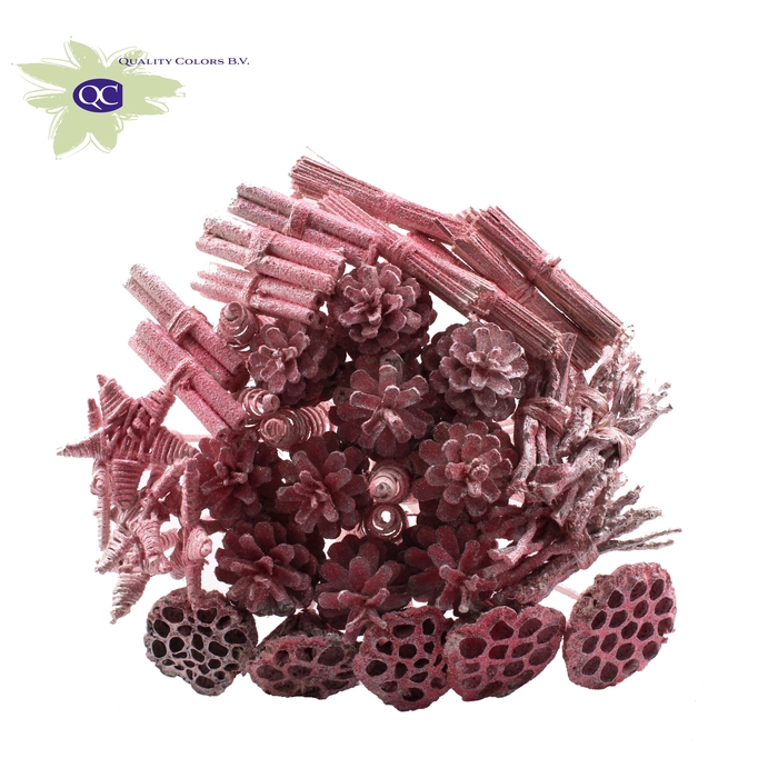 <h4>Bouquet Mix 40 stems Metallic Pink + Glitter</h4>
