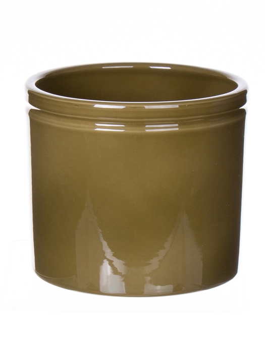 DF03-883849547 - Pot Lucca d14xh12.5 pistache glazed