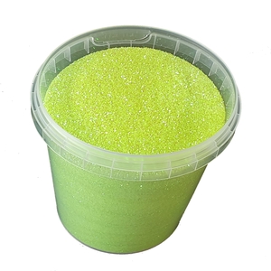 Glitters 400gr in bucket Green
