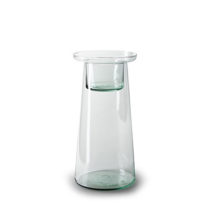 <h4>Glass Vase Duo +insert d10*30cm</h4>