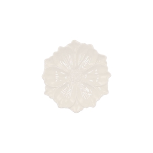Bloom Cosmea Plate White 18x18x4cm