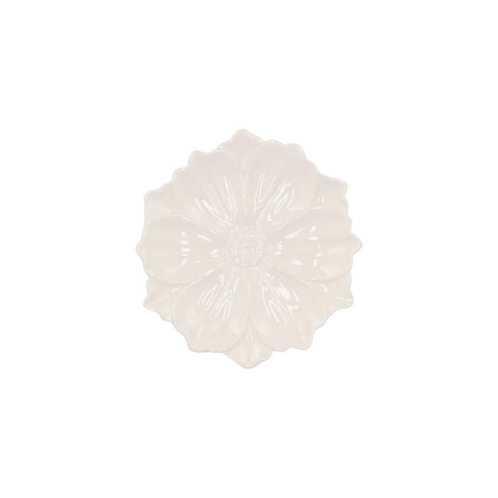 <h4>Bloom Cosmea Plate White 18x18x4cm</h4>