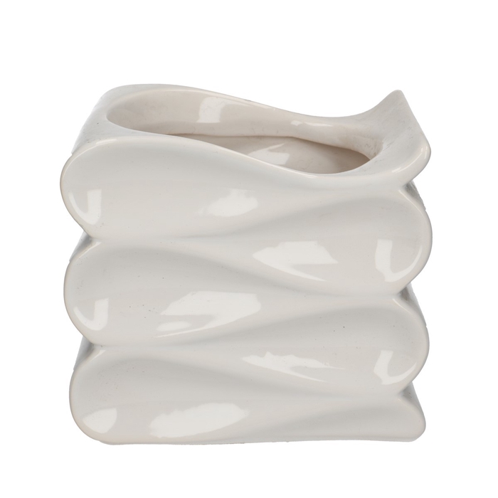 <h4>Ceramics Pot Wave d16/13.5*14cm</h4>