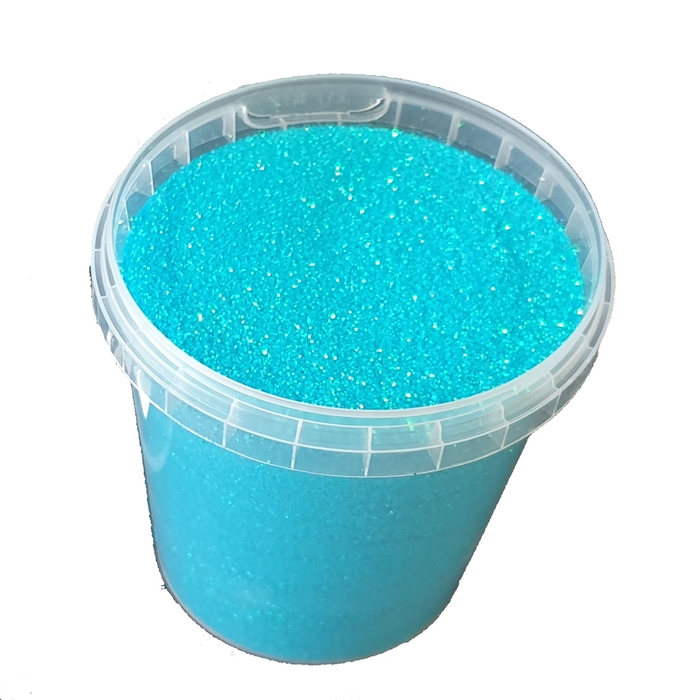 Glitters 400gr in bucket Irridescent Lake Blue