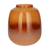 DF02-666003800 - Vase Amelie Duo d10.5/22.2xh25.3 brown matt/transp