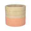 DF00-710830675 - Pot Mambu cylinder d18.5xh17 natural/salmon