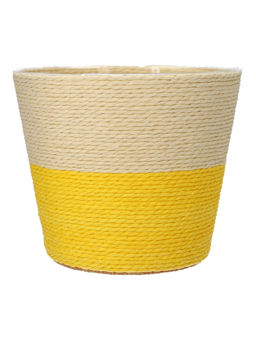 <h4>DF06-590523847 - Basket Riley Duo d13.5xh11 beige/yellow</h4>