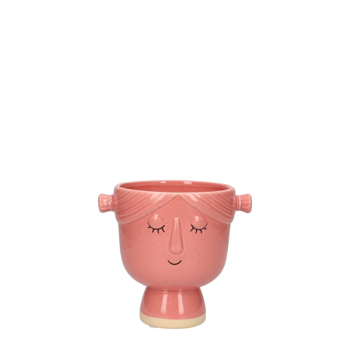 Ceramics Pot face/foot d07*9cm