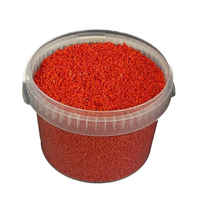 Granulaat 3 ltr bucket red