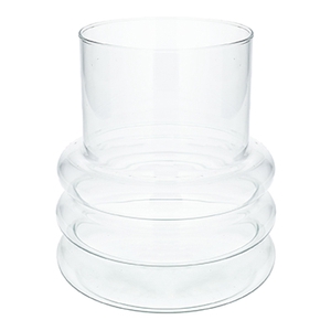DF01-883913900 - Vase 3 Layers high d14/19xh21 clear Eco