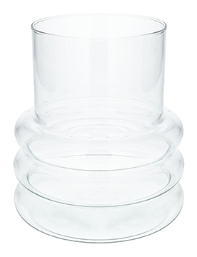 <h4>DF01-883913900 - Vase 3 Layers high d14/19xh21 clear Eco</h4>