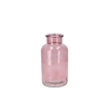 Dry Glass Blush Pink Milk Bottle 10x20cm Nm