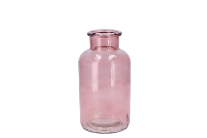 <h4>Dry Glass Blush Pink Milk Bottle 10x20cm Nm</h4>