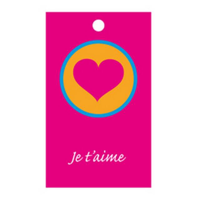 <h4>Flower cards  ma -Je t´aime- package  20 pieces</h4>