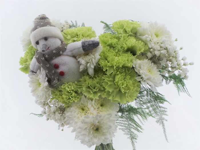 Bouquet Hart Small Snowman