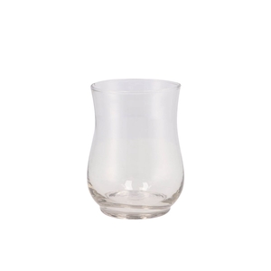 Verre Vase Photophore Transparent 13x9cm