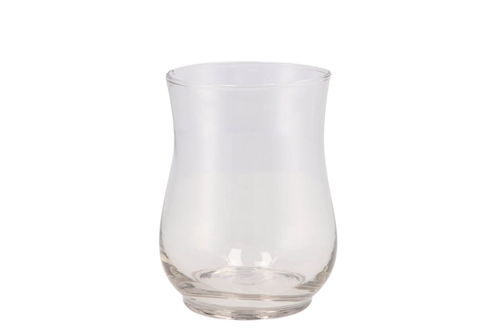 <h4>Verre Vase Photophore Transparent 13x9cm</h4>