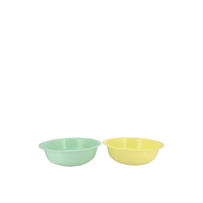 <h4>Zinc Basic Pastel Green Yellow Bowl 19x7cm</h4>