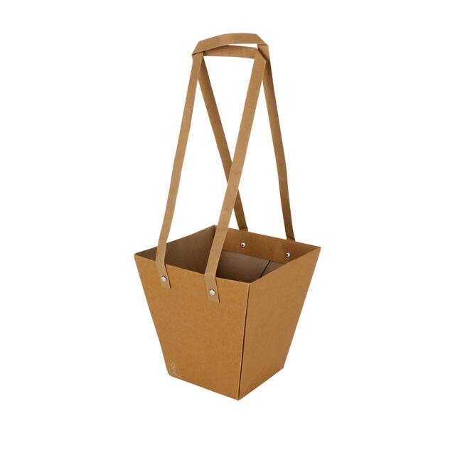 Bag Energy Carton XL 18x11xH18,5cm brown