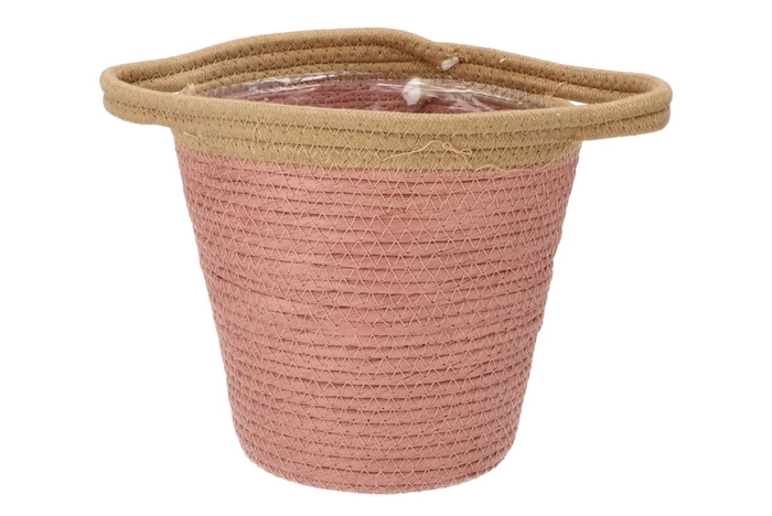 <h4>Tripoli Pink Pot Basket 23x23cm</h4>