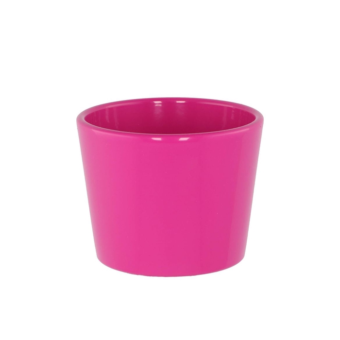 <h4>Ceramic Pot Pink Shiny 11cm</h4>