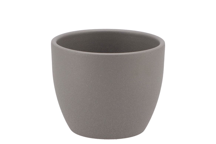 Céramique Pot Gris 10cm