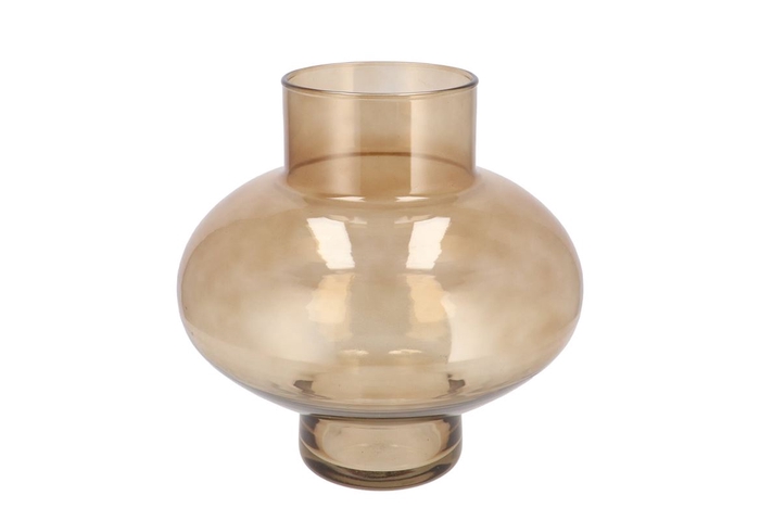 <h4>Mira Sand Glass Bulb Low Vase 30x30x30cm</h4>