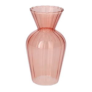 DF02-665292400 - Vase Swirl d6.2/7.4xh14 old pink