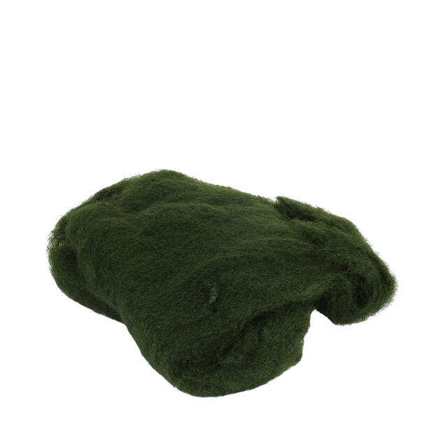 zak wooly donker groen  350gram