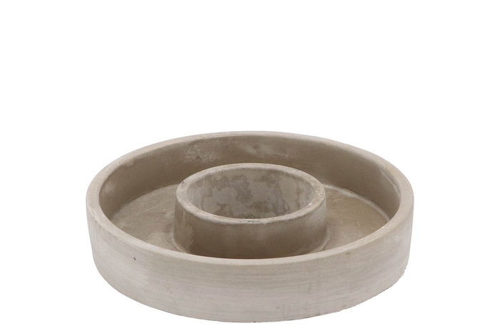 <h4>Concrete Ring Grey 20x4cm</h4>