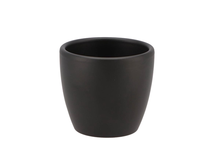 <h4>Ceramic Pot Anthracite Shiny 7cm</h4>