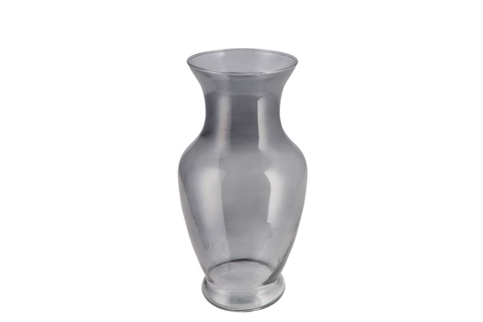 <h4>Mira Smoke Glass Flower Vase 13x13x26cm</h4>