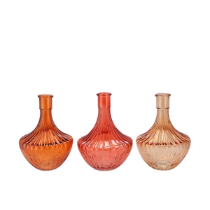 Dayah Coral Sunset Glass Vase 17x24cm