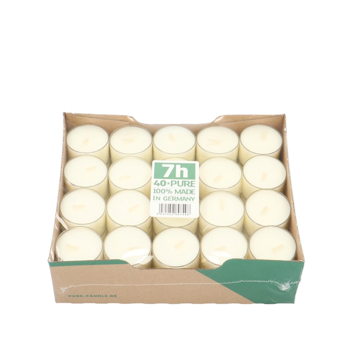 Candle Tealights 7hrs eco x40